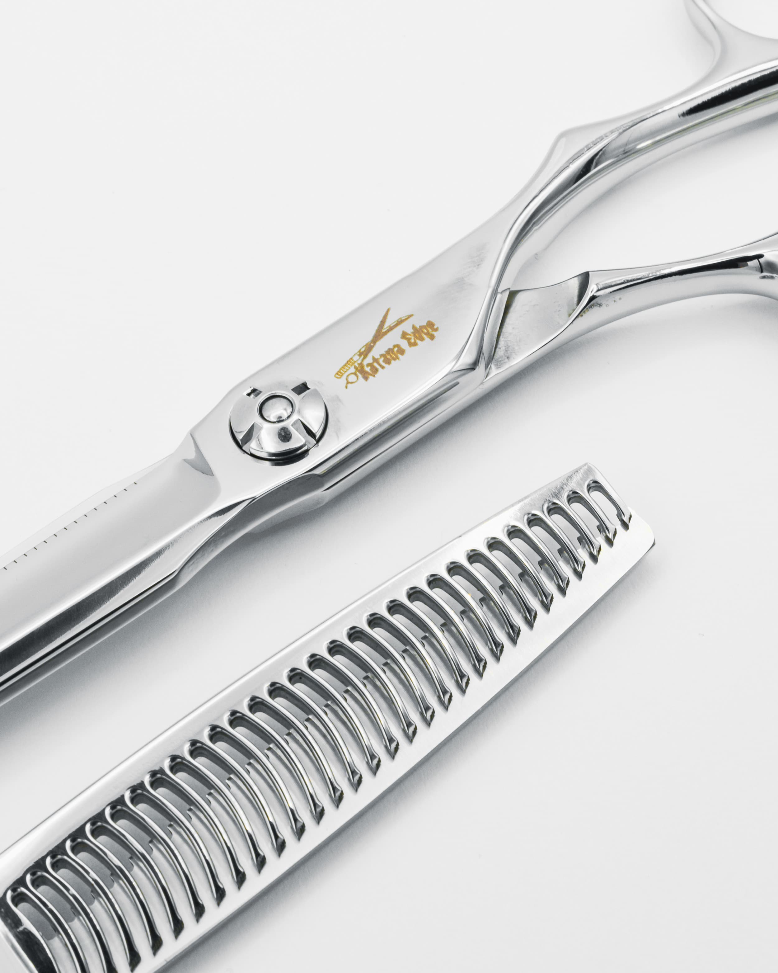 Katana Edge professional shears — handcrafted in Seki, Japan